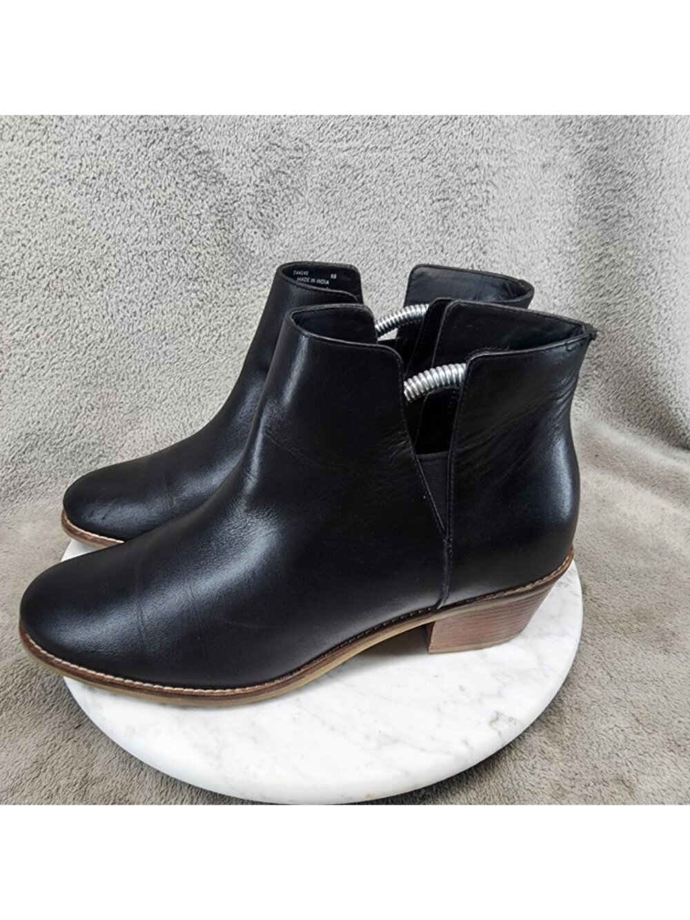 Cole Haan Shoes Womens Size 9 Abbot Black Leather Ankle Boots *Read*